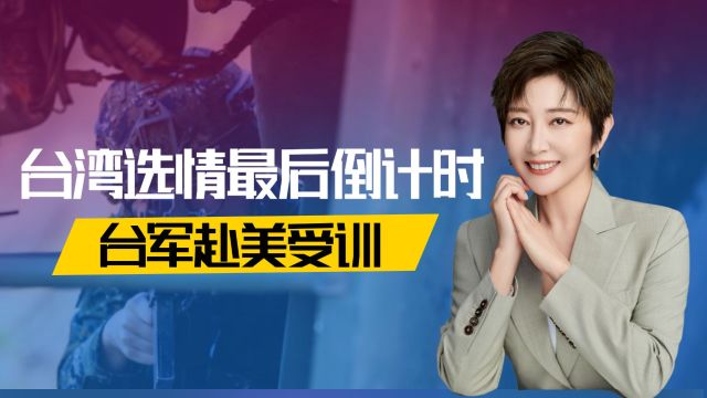 台湾选情最后倒计时,台军赴美受训,台智库:解放军可从14处登岛