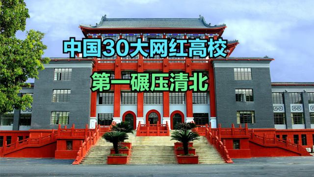 2023中国高校网红热度指数排行榜,北大第8,清华第2,第一没对手