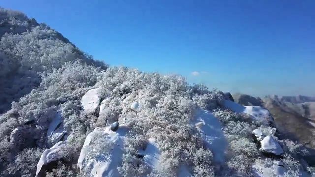 博览视频|雪后初霁 博山山区美景醉人