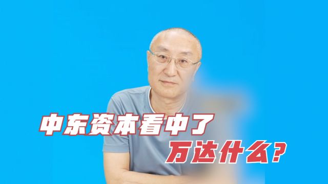 中东资本看中了万达什么?