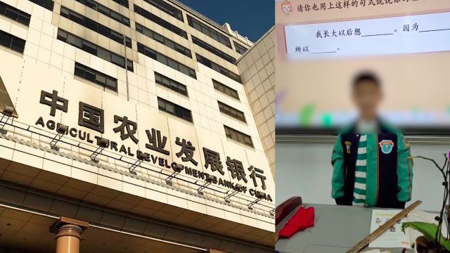 安徽农发行回应“小学生造句当行长”:父母均系员工 二人异地工作