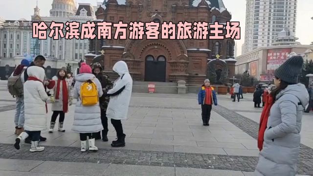 哈尔滨成南方游客的旅游主场