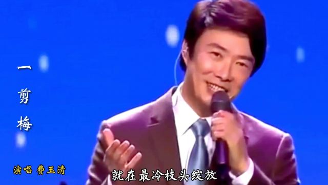 费玉清演唱首经典歌曲《一剪梅》,优美旋律感人至深,满满的回忆