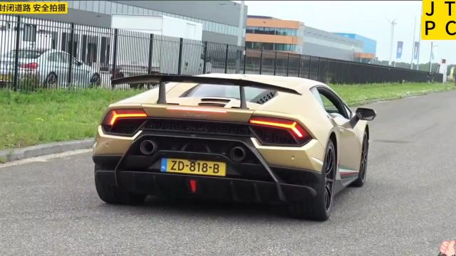 兰博基尼小牛极速能跑多快?这期带来超跑兰博基尼huracan performante.搭载5.2升v10 自然吸气发动机