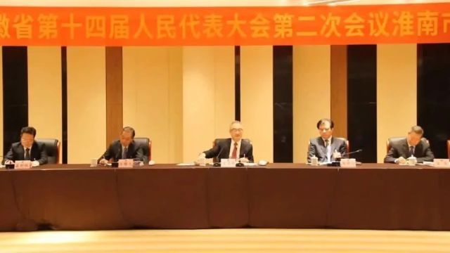 王清宪参加省十四届人大二次会议淮南代表团审议