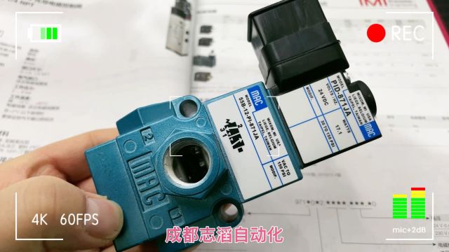 美国MAC电磁阀55B12PI871JA电压24VDC线圈型号PID871JA埃迈诺冠成都志滔