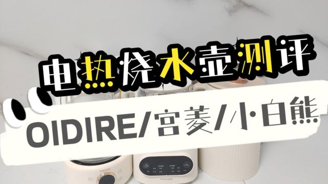 电热烧水壶最强性能测评:OIDIRE/宫菱/小白熊谁是王者