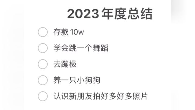 2023年度总结