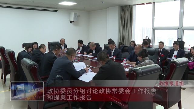 政协委员分组讨论政协常委会工作报告和提案工作情况报告