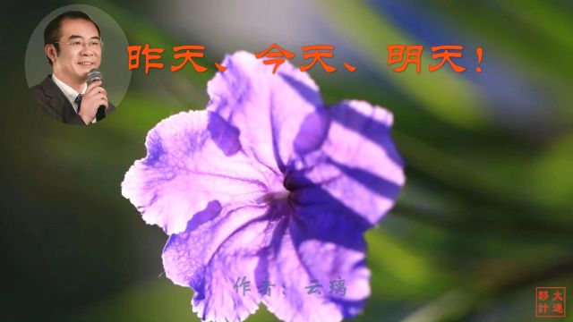 《昨天、今天、明天!》作者:云璃 诵读:大连伙计