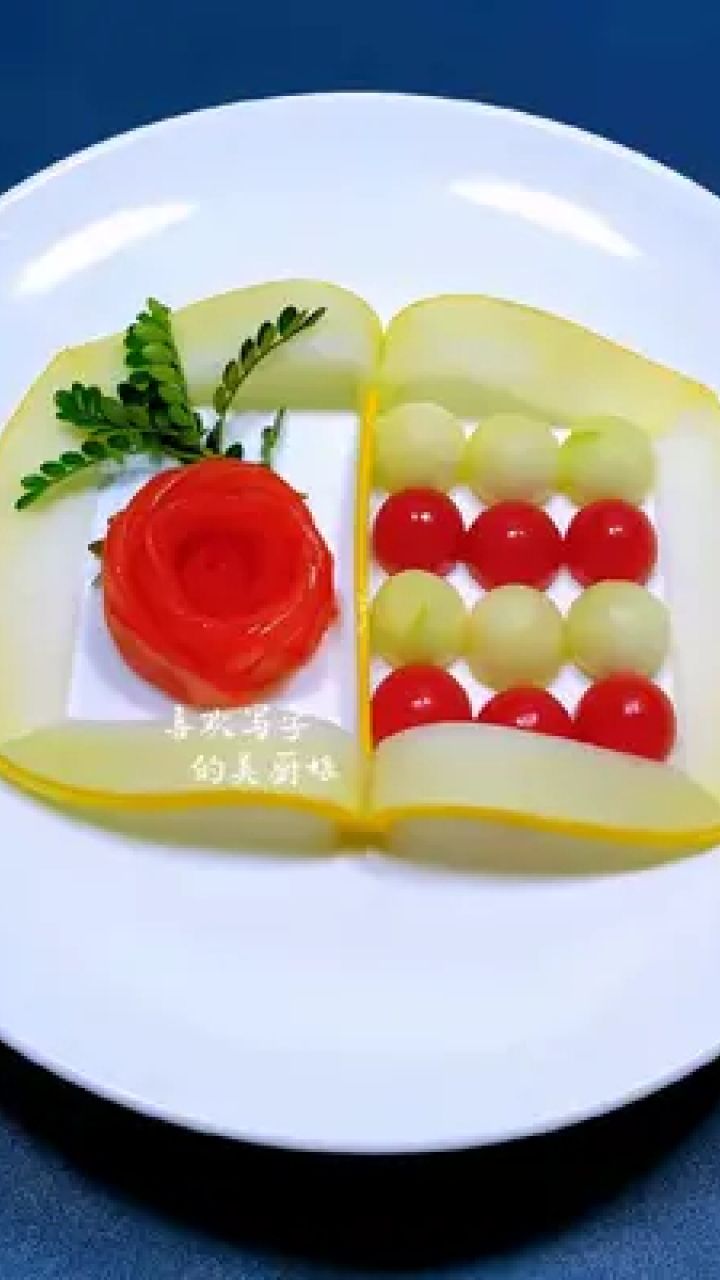 简单又好看的#创意果盘 一看就会,你也来试试吧#果盘制作