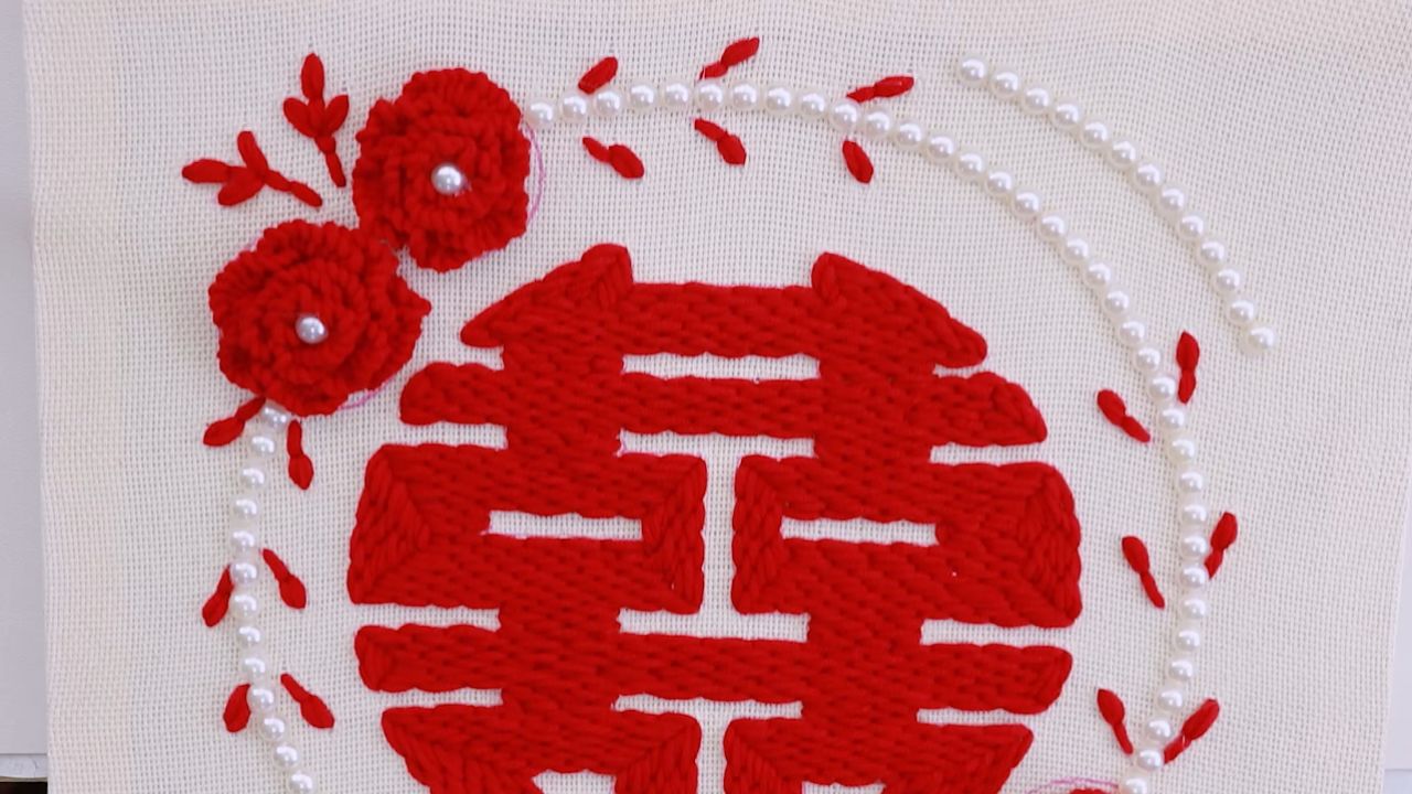 戳戳绣花好月圆视频教程