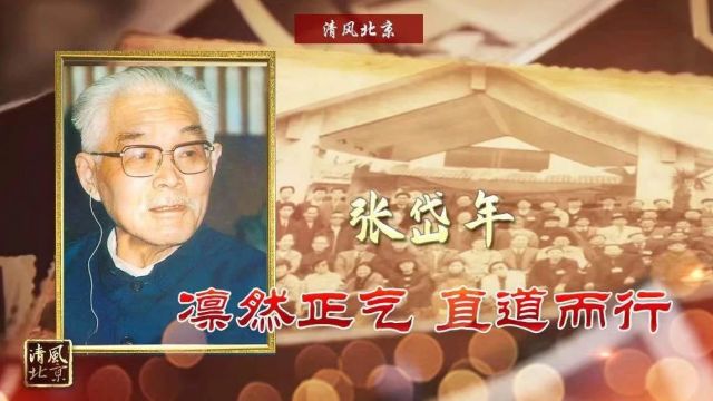 党史中的清廉故事|张岱年:凛然正气 直道而行