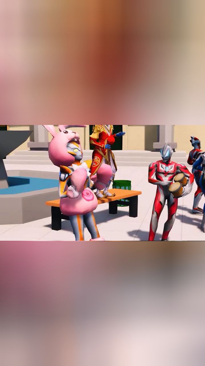 奥特战士又开始跳舞了