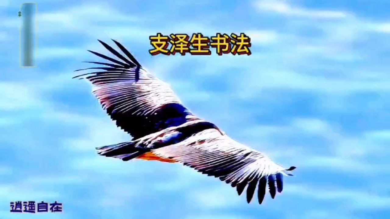 支泽生行草书:逍遥自在