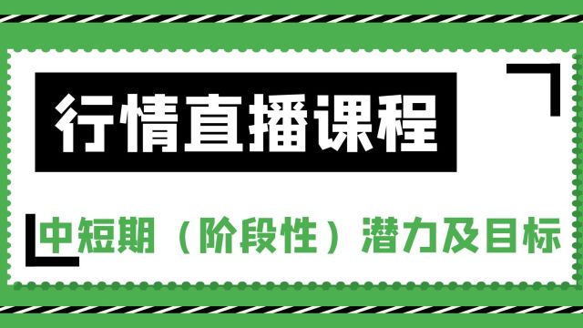 金荣中国:金融市场中短期(阶段性)潜力及目标