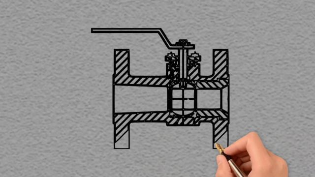 一体式法兰球阀各部件的作用