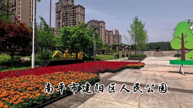 福建省南平市建阳区人民公园,听说晚上的音乐喷泉灯光秀很美