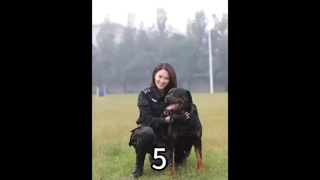 警花与警犬!