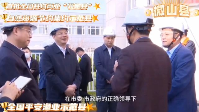 《微山县》首批全国县域商业“领跑县”、自然资源节约集约示范县、全国平安渔业示范县