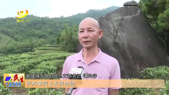 阳西东水山:奇特的铜钟石