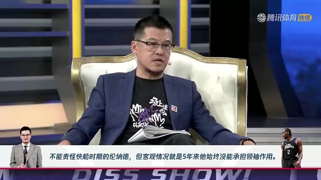 快船小卡是历史最差争冠队建队核心?杨毅:是 他每年都遭遇伤病