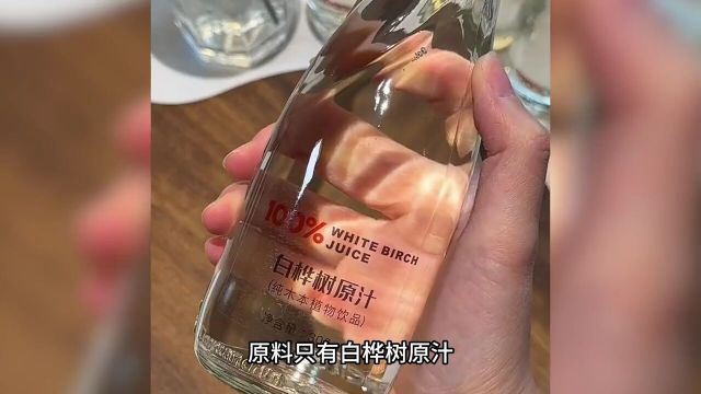 天然白桦树汁是怎么来的?为什么有钱人趋之若鹜