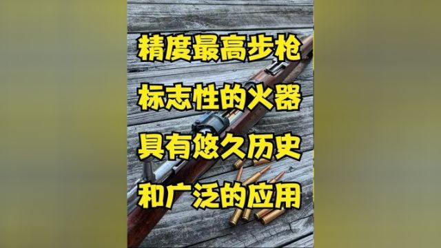 它是精度最高的步枪 标志性的火器 具有悠久的历史和广泛的应用 #实弹 #实弹打靶 #射击俱乐部 #射击训练