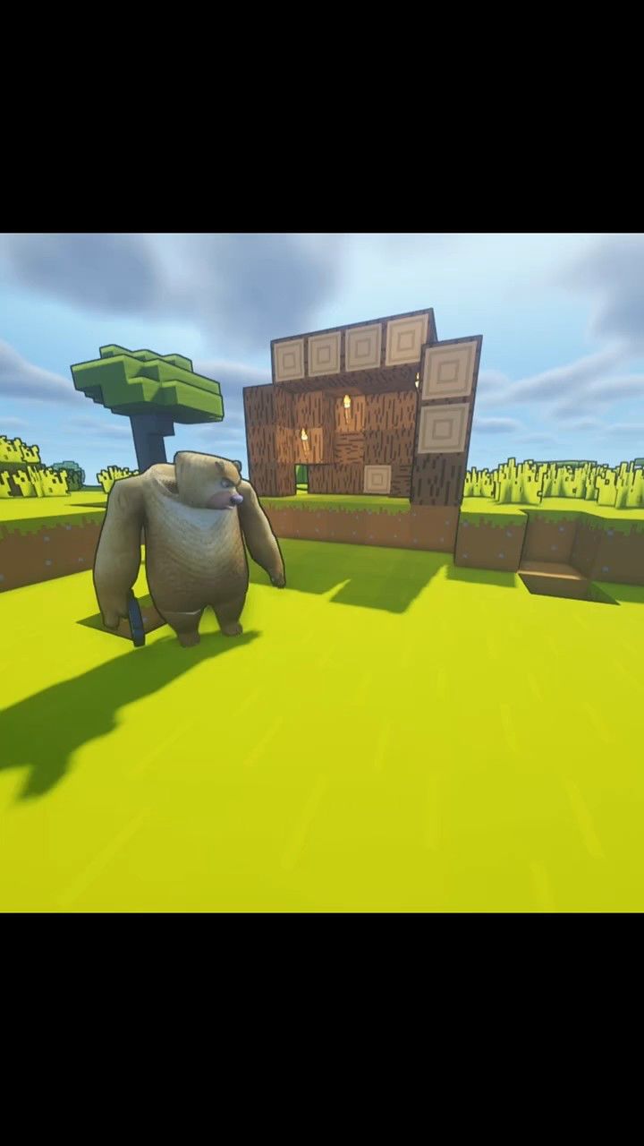 我的世界:熊出没02十年老熊 天天炸我