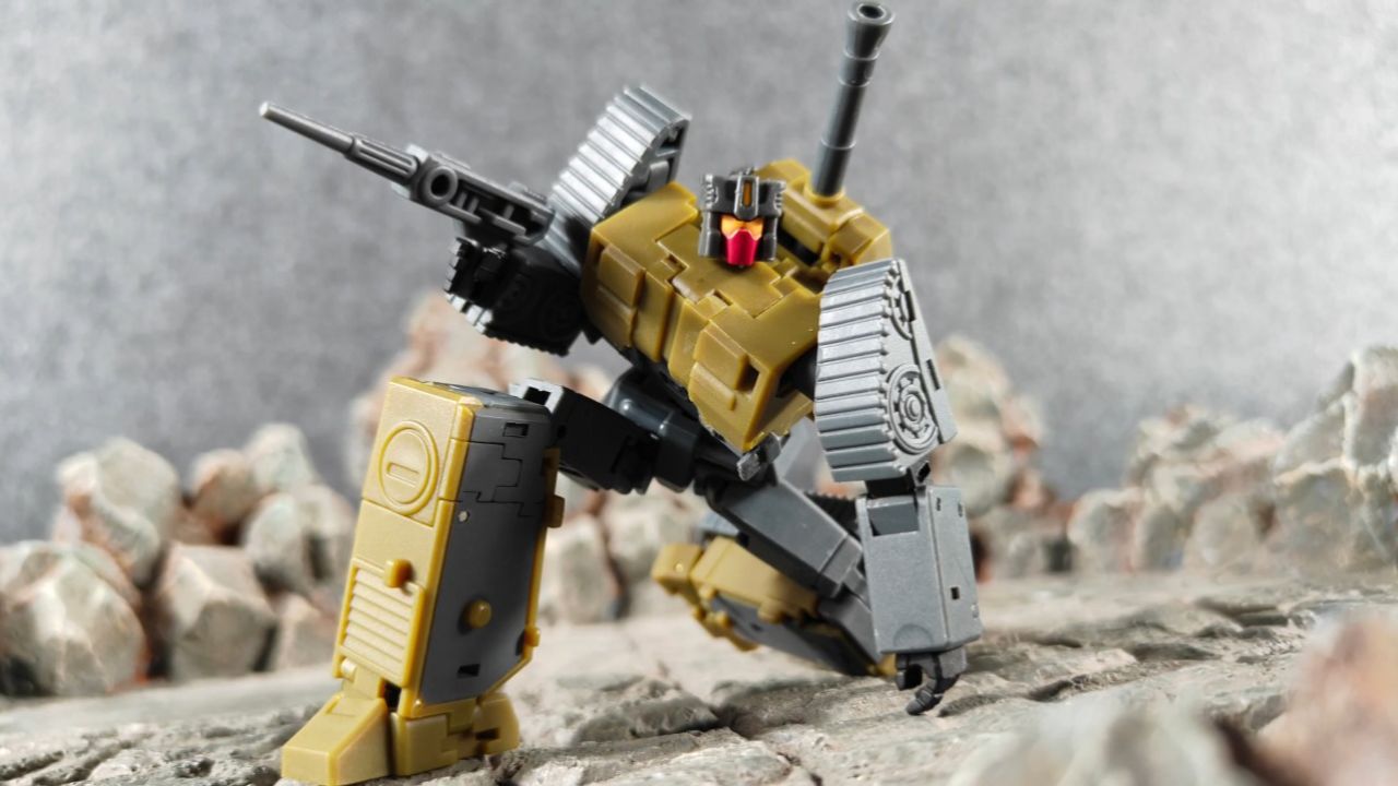 魔方ms-toys 小比例组合变形金刚 g1混天豹 动画色 吵闹