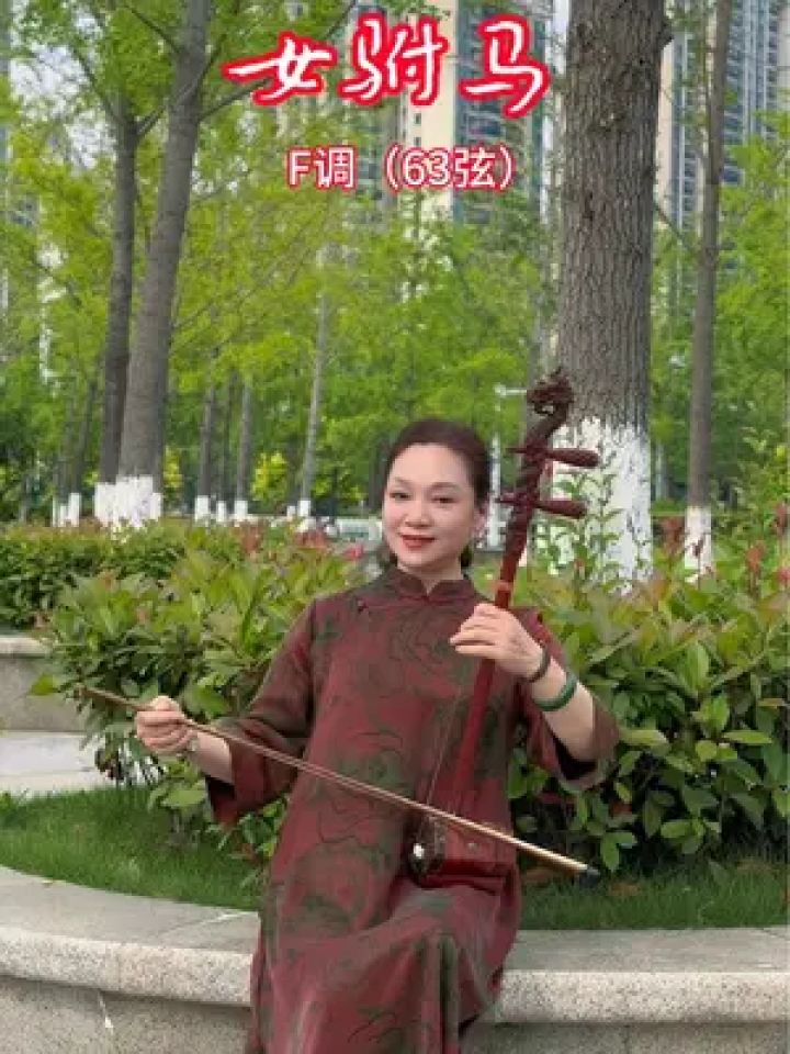 在公园里随手演奏一曲 喜欢的 黄梅戏 女驸马 #女驸马 #女驸马二胡