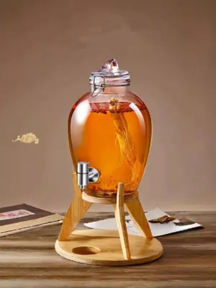 玻璃泡酒瓶 #泡酒罐 #酒缸 #酒坛子#玻璃泡酒瓶带龙头