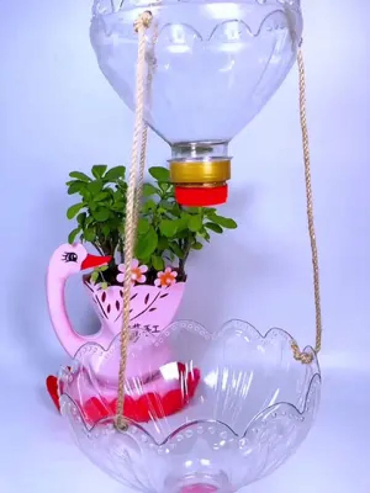 塑料瓶变废为宝制作花盆鱼缸收纳盒 #创作灵感 #变废为宝 #手工 #自制