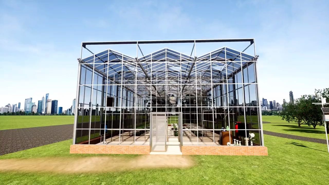 玻璃温室效果图展示