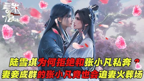 【诛仙-原著解析】妻妾成群的张小凡竟也会追妻火葬场！陆雪琪为何拒绝和张小凡私奔？