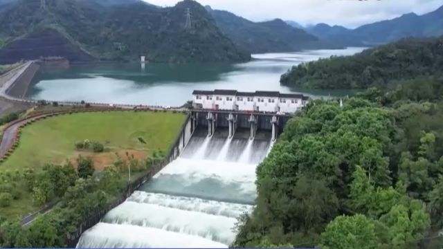 浙江金华:连日强降雨影响,多座水库持续泄洪