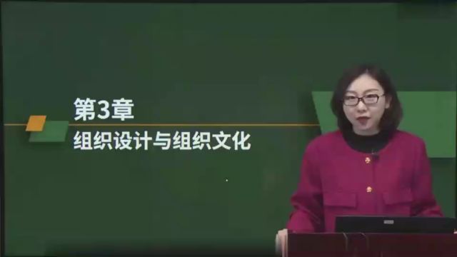 2024年中级经济师 人力 精讲班 第3章 组织设计与组织文