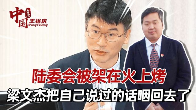 顶头上司也发话了,梁文杰改口,强调台湾和大陆是“两岸关系”