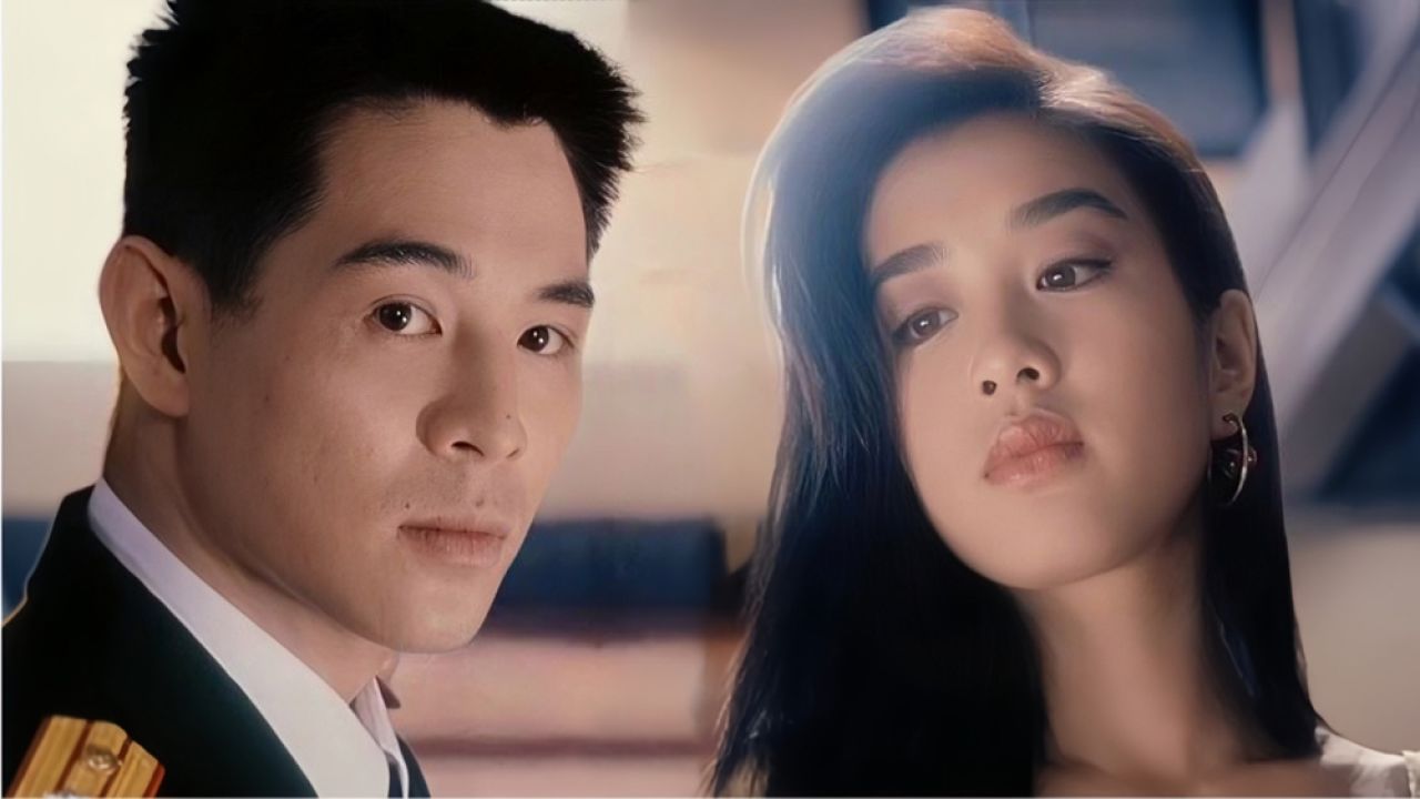 钟丽缇遇见李连杰,配上《不是我不小心》英雄果然难过美人关