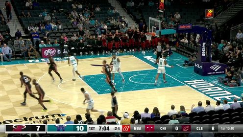 《NBA全场集锦》一个比一个投的坚决 热火三分开炮连续轰击篮筐