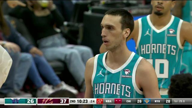 NBA常规赛：黄蜂vs骑士第2节中文解说回放