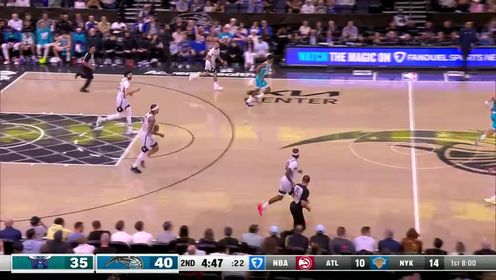 《NBA全场集锦》NBA常规赛：黄蜂vs魔术第2节中文解说回放