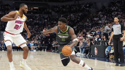 《NBA全场集锦》【球星】爱德华兹vs勇士集锦 全场28分命中关键三分难救主