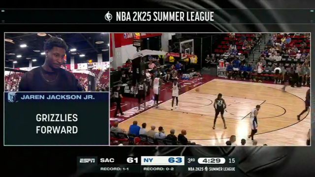 NBA夏季联赛：国王vs尼克斯英文原声全场回放