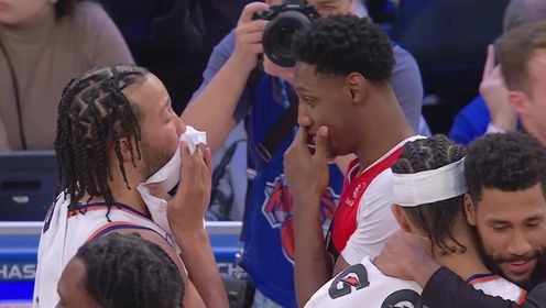 《NBA全场集锦》【原声】猛龙125-139尼克斯 阿奴诺比唐斯合砍62分率队主场轻取猛龙