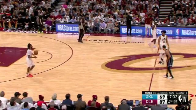 NBA季后赛：魔术vs骑士第4节中文解说回放