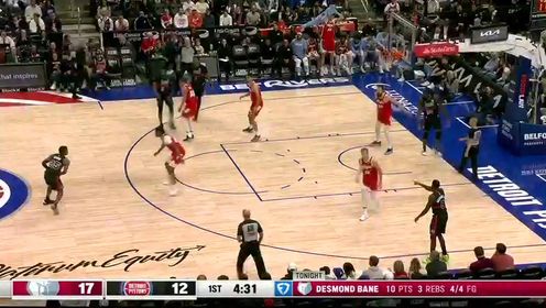 《NBA全场集锦》【回放】灰熊vs活塞第1节英文原声回放