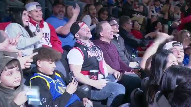 NBA常规赛：勇士vs开拓者第2节英文原声回放