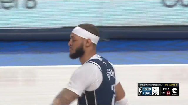 NBA季后赛：森林狼vs独行侠英文原声全场回放