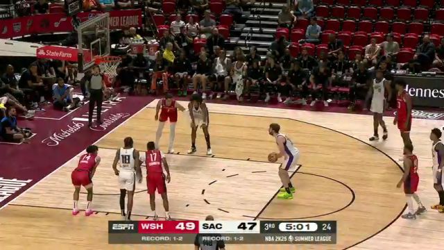 NBA夏季联赛：奇才vs国王英文原声全场回放
